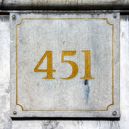 Personalizza i numeri civici della tua casa con i nostri numeri civici in marmo di alta qualità