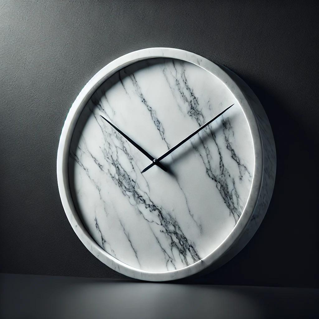 Orologi in marmo personalizzati: lusso artigianale su misura