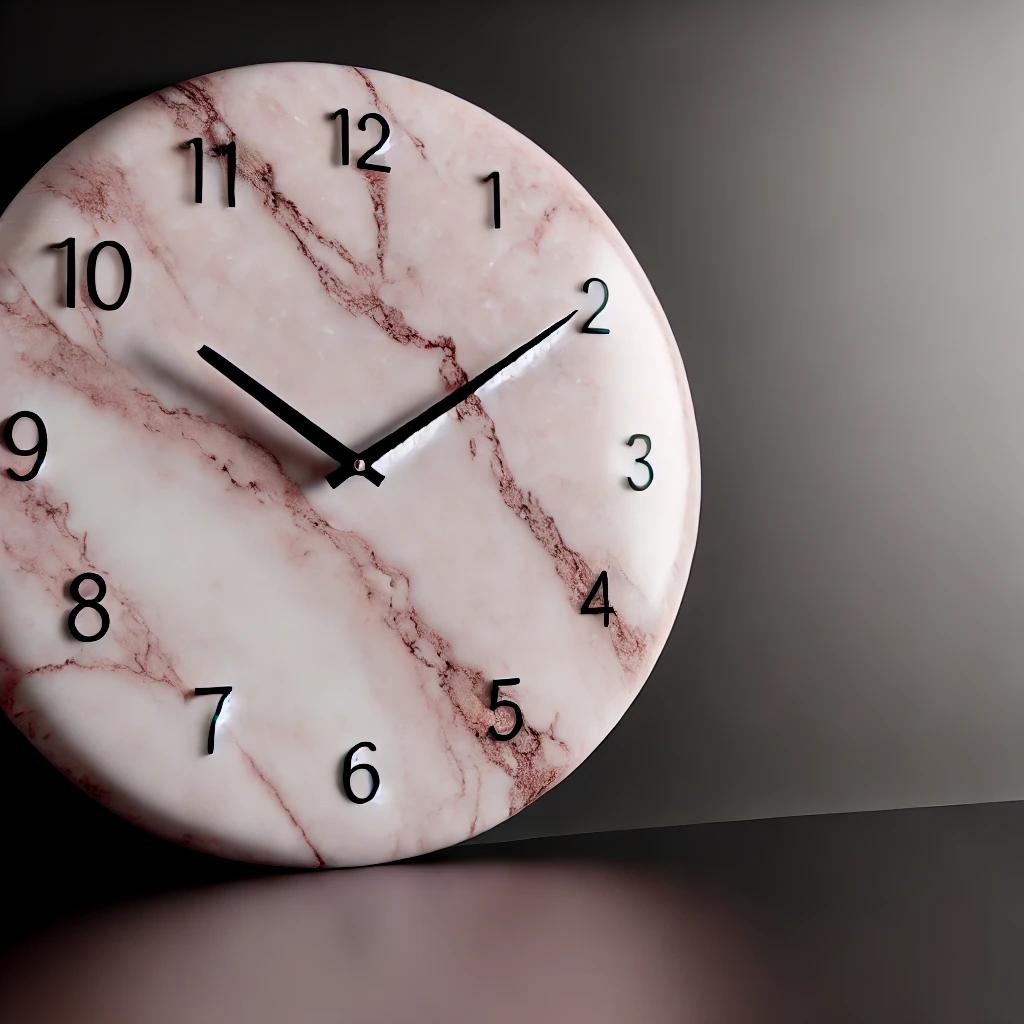 Orologi in marmo personalizzati: lusso artigianale su misura